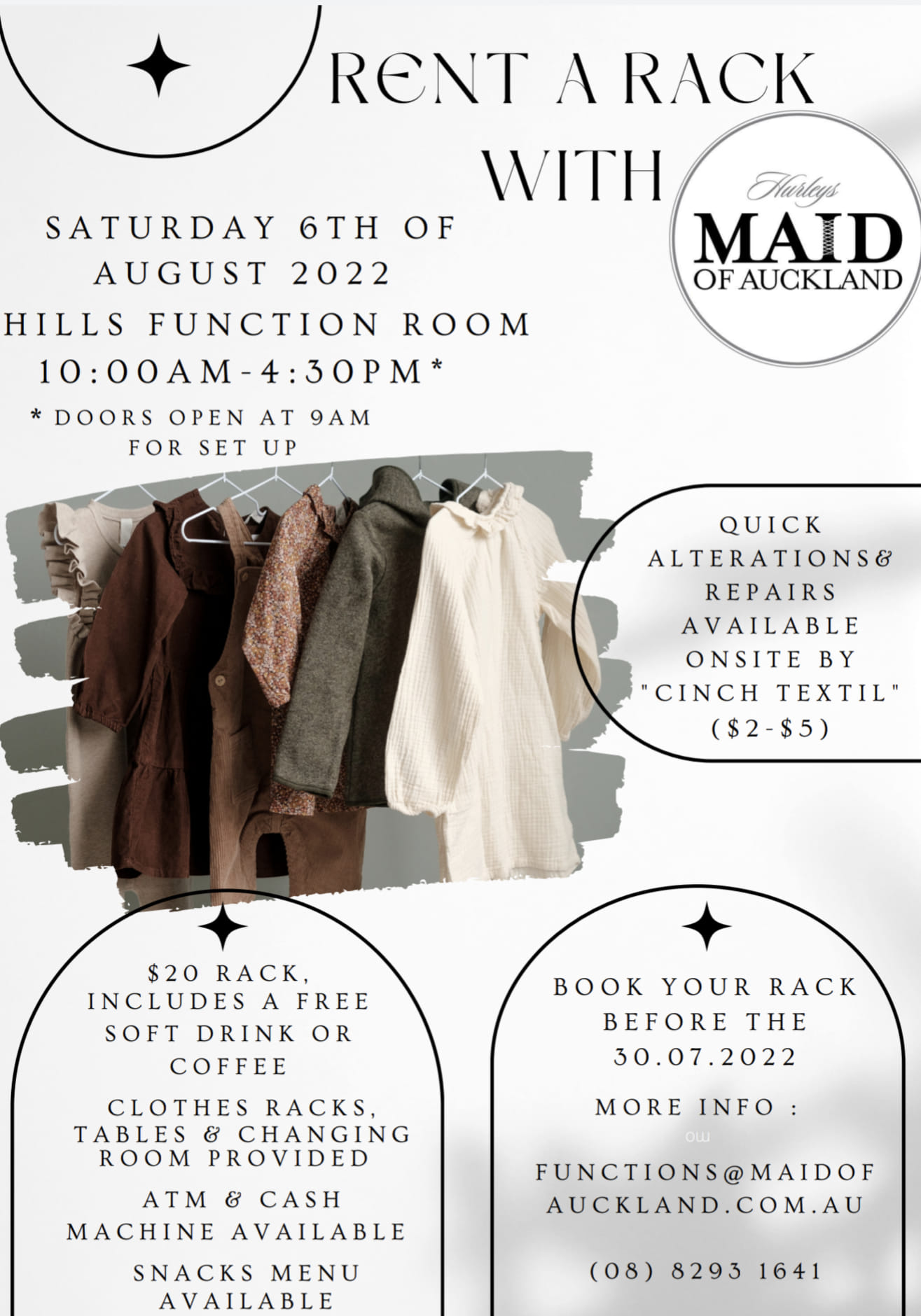 Maid of Auckland Adelaide Events